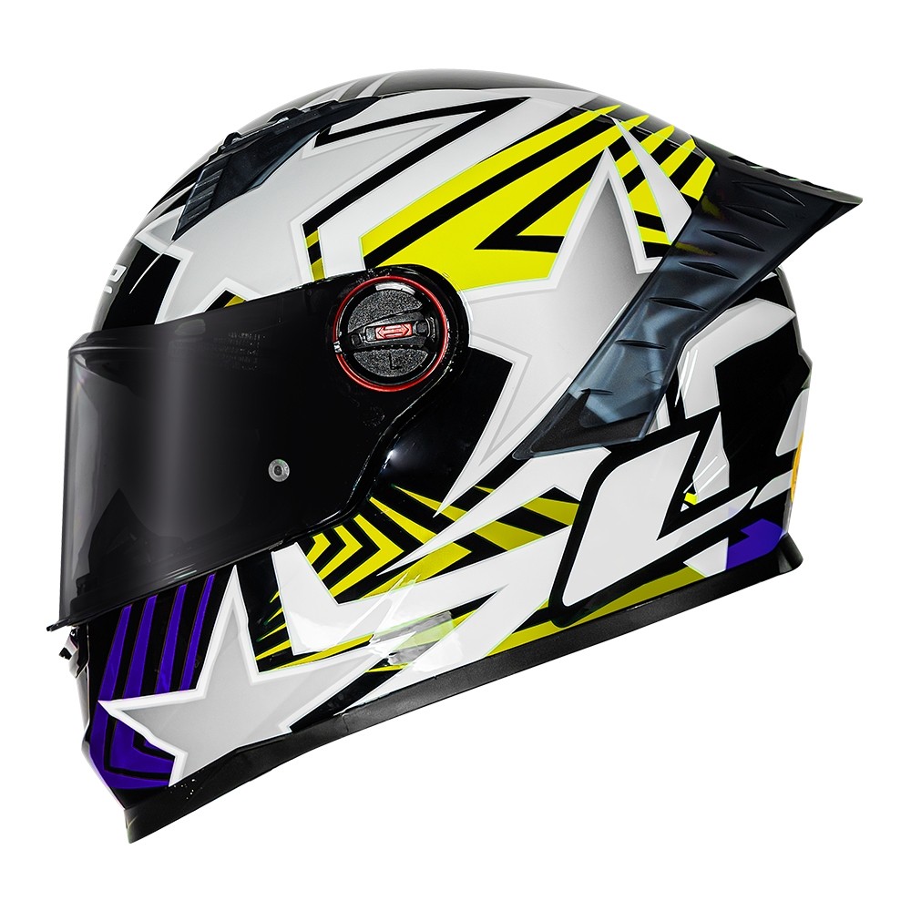 Motofama | Capacete LS2 FF358 PRO Estellar Preto Amarelo Starwar