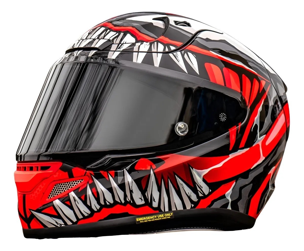 Motofama | Capacete Hjc Rpha 12 Maximized Venom Marvel Vermelho