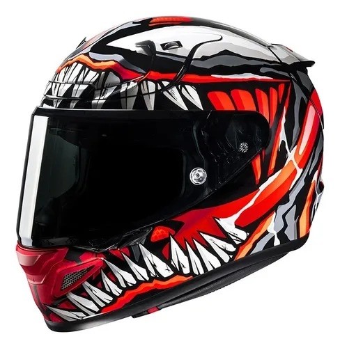 Motofama | Capacete Hjc Rpha 12 Maximized Venom Marvel Vermelho