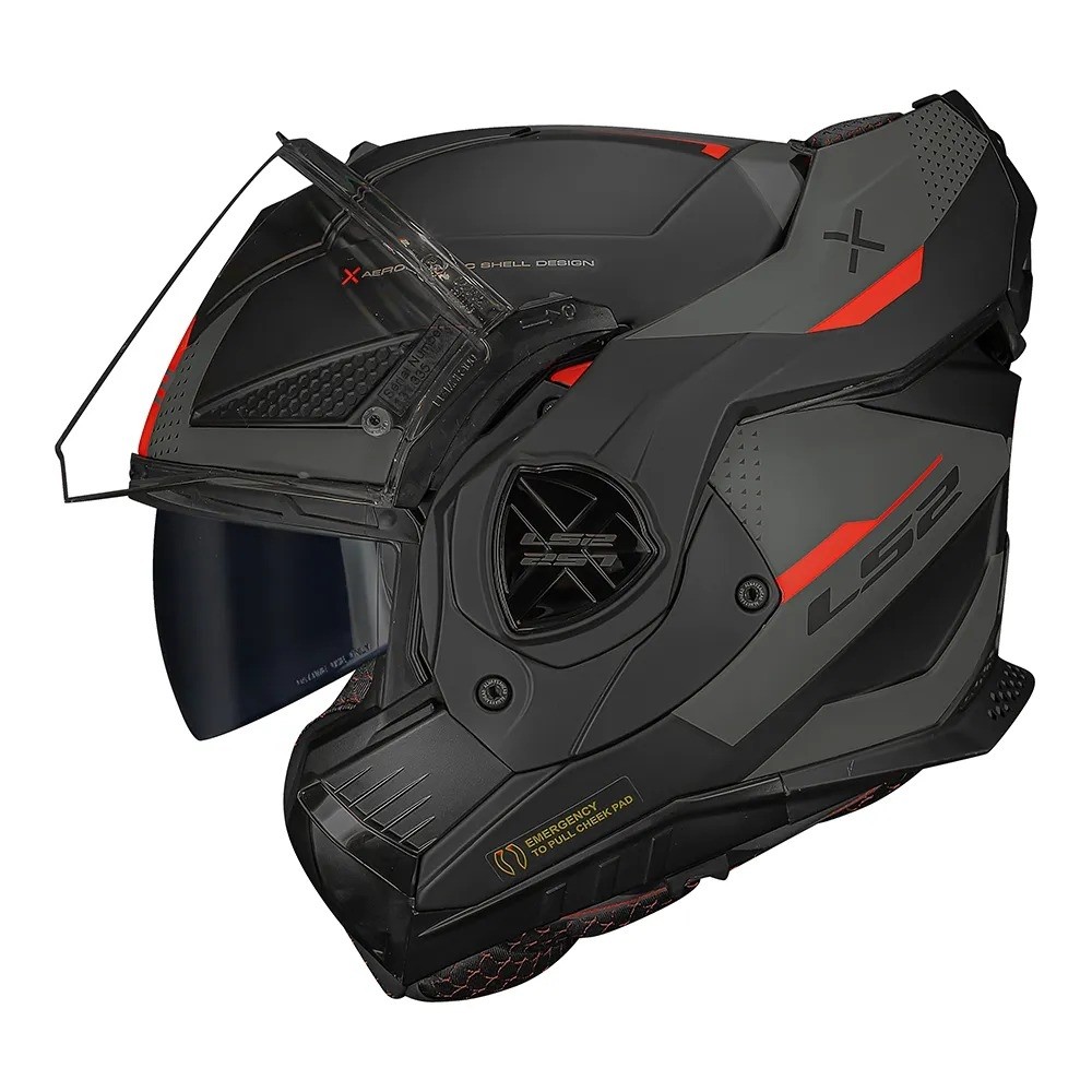 Motofama | Capacete LS2 FF901 Advant X Oblivion Preto Fosco Cinza