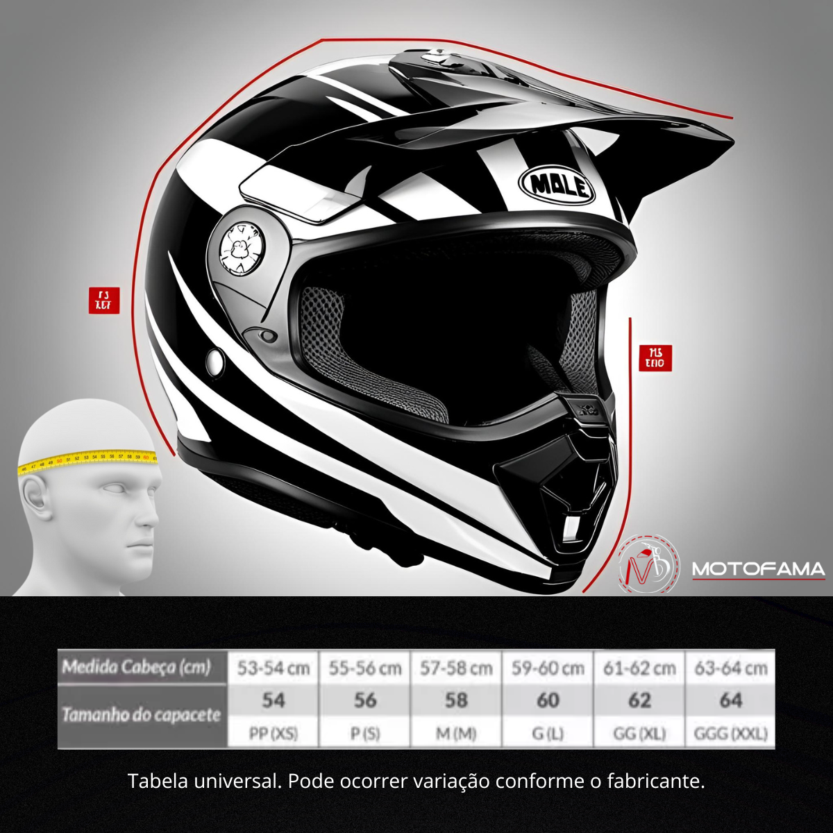 Motofama | Capacete Aberto GP Tech Zoom Mono Preto Fosco