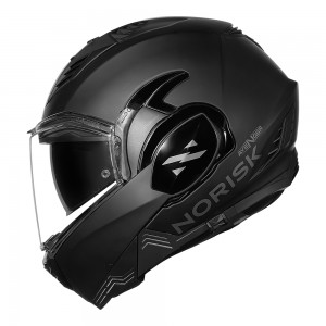 CAPACETE NORISK ESCAMOTEAVEL AVENGER MONO PRETO FOSCO